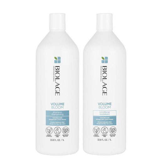 Matrix Biolage VOLUMEBLOOM Shampoo and Conditioner 33.8oz/Liter Duo- 