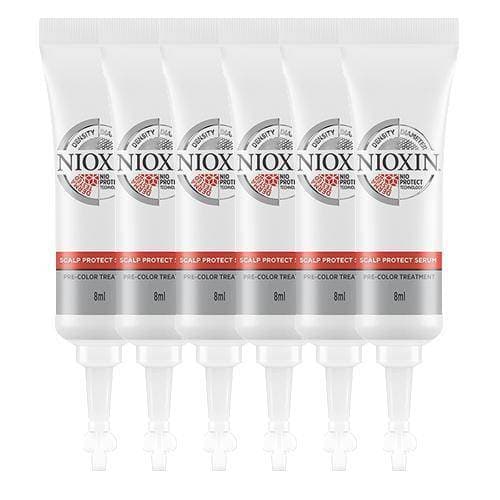 Nioxin 3D Expert Scalp Protect Serum Pre-Color Treatment - 6 X 8 ml- 