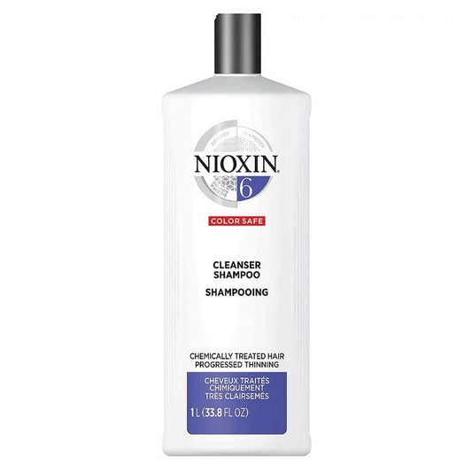 Nioxin System 6 Cleanser For Medium/Coarse Hair 33.8 oz- 
