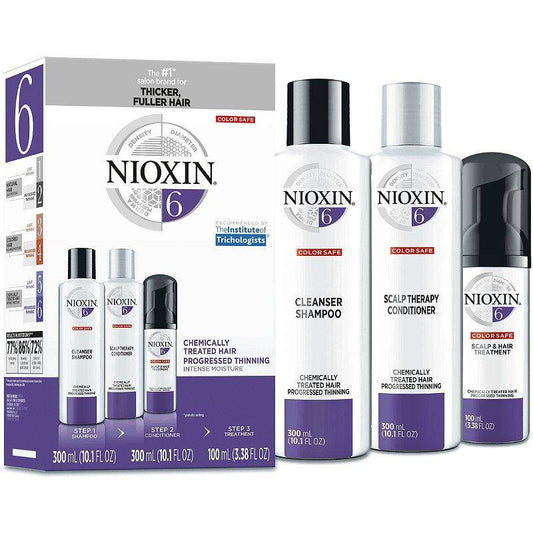 Nioxin System Trial Kit 6 Cleanser, Scalp Therapy & Scalp Treatment 1 set- 