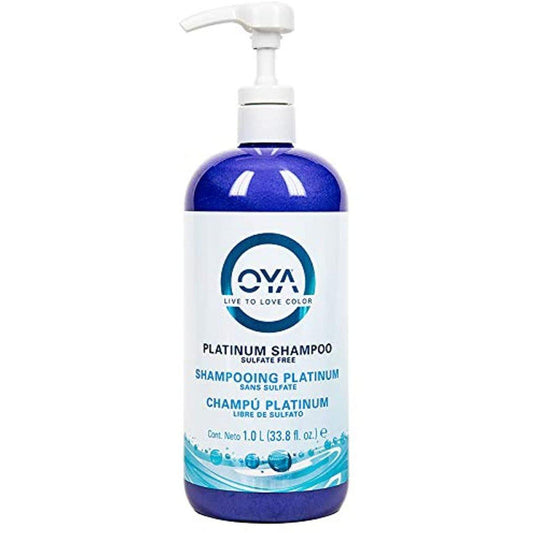 Oya Platinum Shampoo - Sulfate Free 1 Liter/33.8 Fl.oz.- 