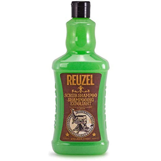 Reuzel Scrub Hair Shampoo for Men, 33.81oz- 