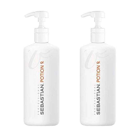 Sebastian Potion 9 Wearable Treatment 16.9 oz / 500ml with Pump (Pack of 2)- 