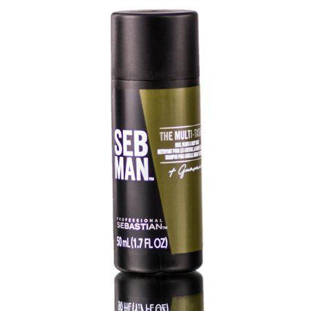 Sebastian Seb Man The Multi-Tasker Hair, Beard, Body Wash- 1.7 oz- 