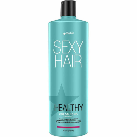 SexyHair Vibrant Color Lock Shampoo, 33.8 Oz- 
