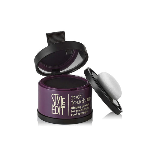 Style Edit Brunette Beauty Root Touch-Up Powder - Black .13oz- 