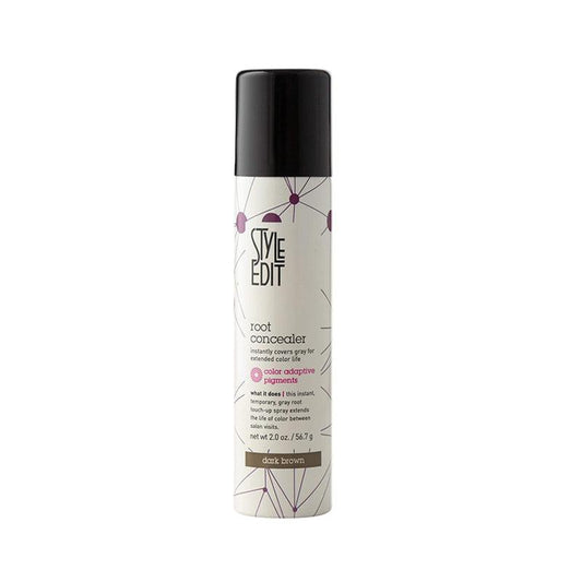 Style Edit Root Concealer For Brunettes - Dark Brown 2 oz- 