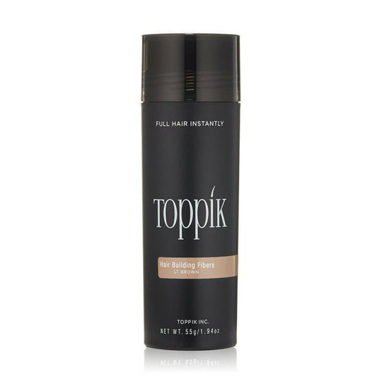 TOPPIK Hair Building Fibers, Light Brown, 55g/1.94 oz- 