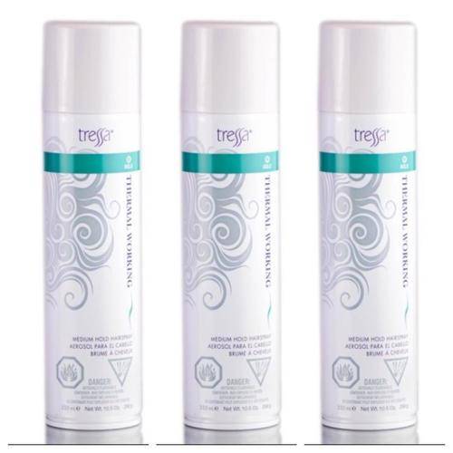 Tressa Thermal Working Hairspray 55% 10.5 oz (Pack of 3)- 