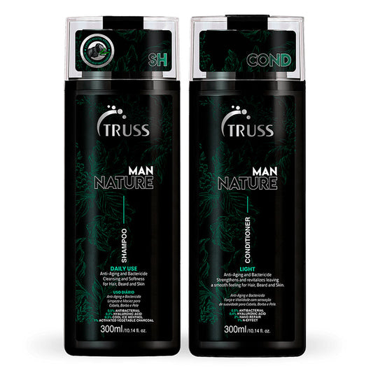 Truss Man Nature Shampoo & Conditioner 10.14oz Duo- 