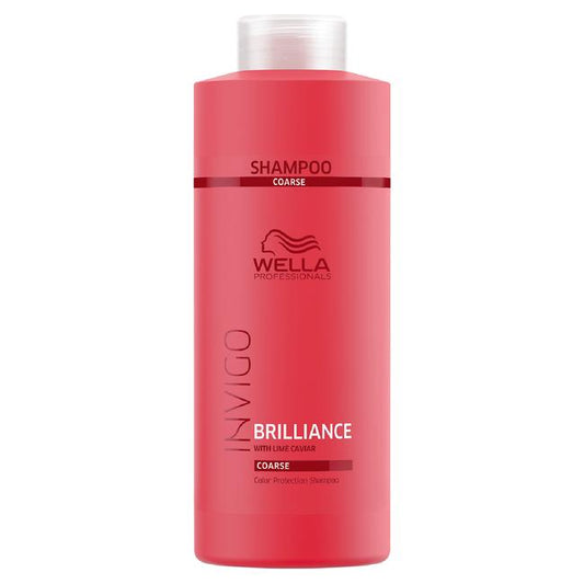 Wella Invigo Brilliance Shampoo for Coarse Hair 33.8 oz- 
