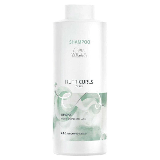 Wella Nutricurls Micellar Shampoo for Curls 1L/33.8 oz- 