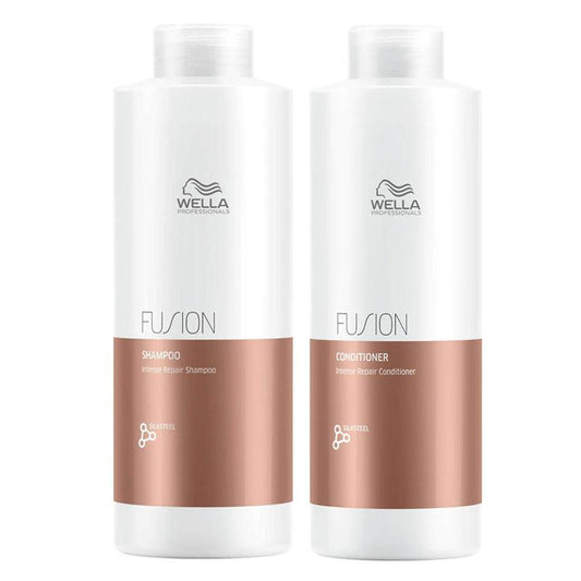 Wella FusionPlex Intense Repair Shampoo & Conditioner 1L/33.8oz DUO- 