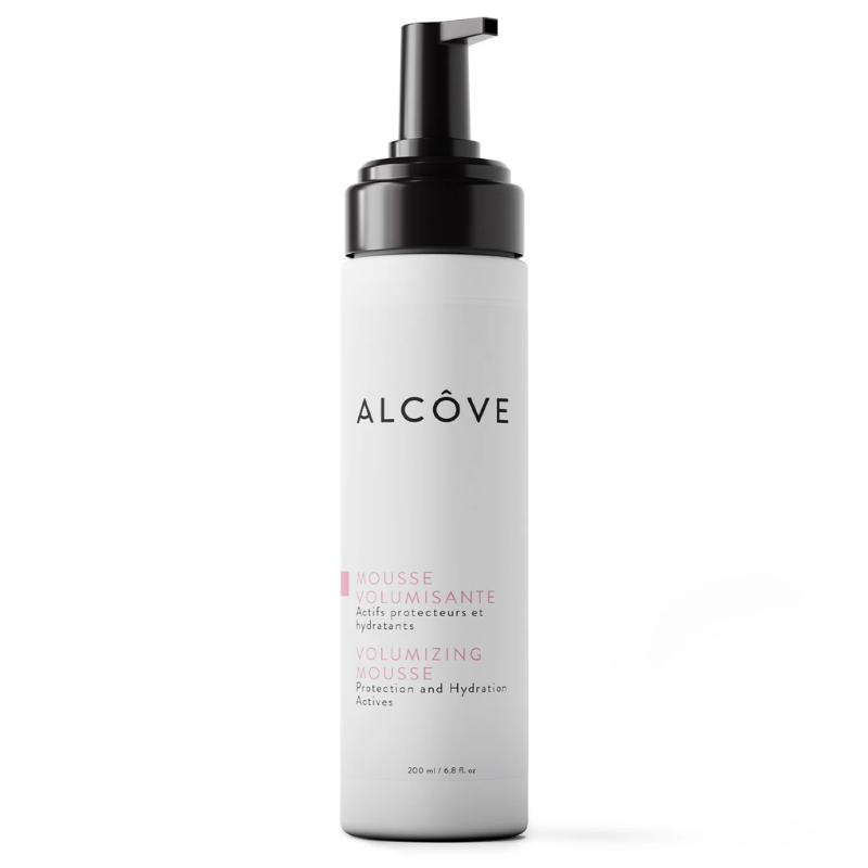 Alcove volumizing mousse bottle for fine hair volume