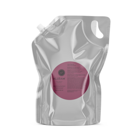 Aluram volumizing shampoo pouch for fine hair volume