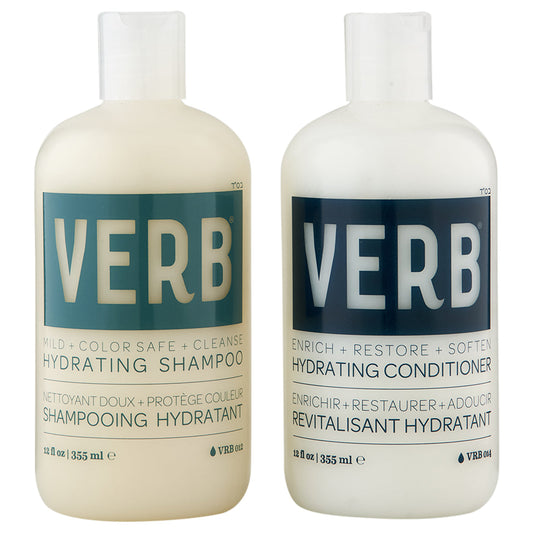 Verb Hydrating Shampoo and Conditioner Duo- 