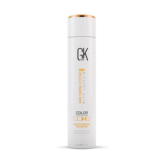 GK Hair moisturizing shampoo bottle for dry brittle hair