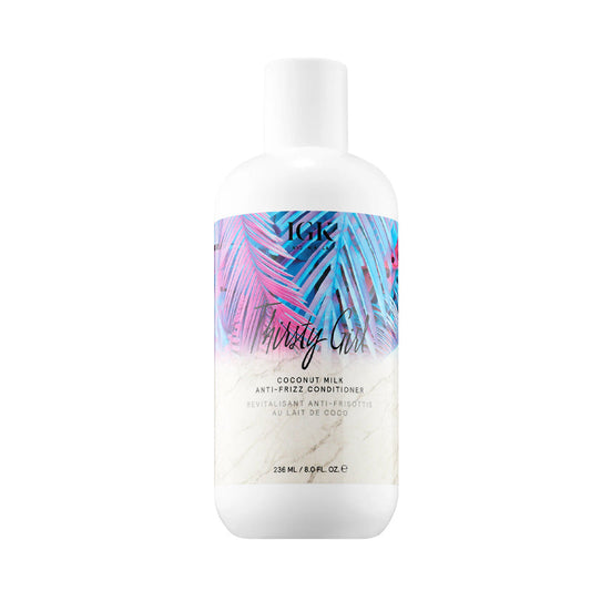 IGK Thirsty Girl coconut milk anti frizz conditioner bottle front