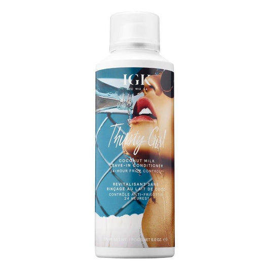 IGK Thirsty Girl coconut milk leave-in conditioner 5 oz bottle