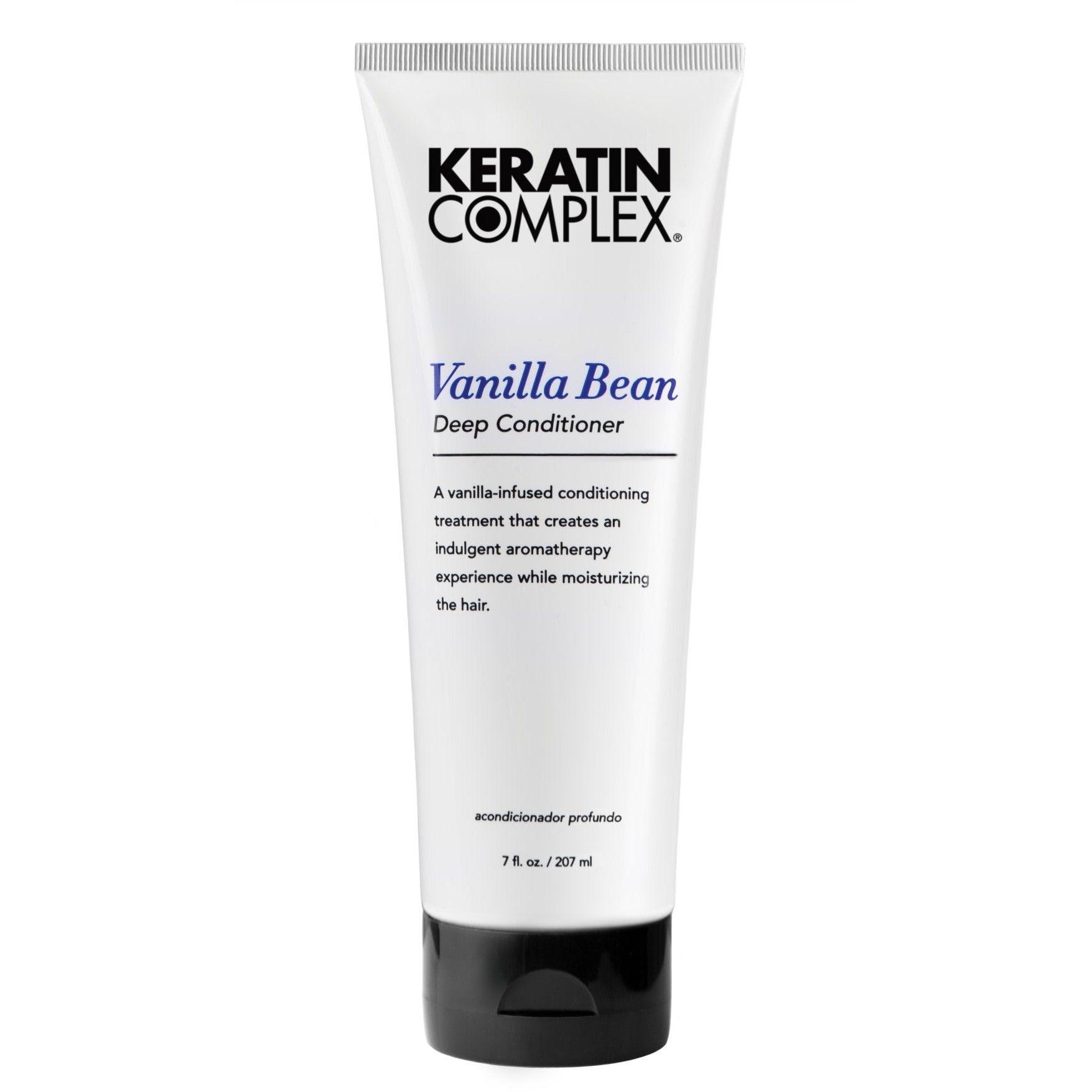 keratin complex vanilla bean deep conditioner jar