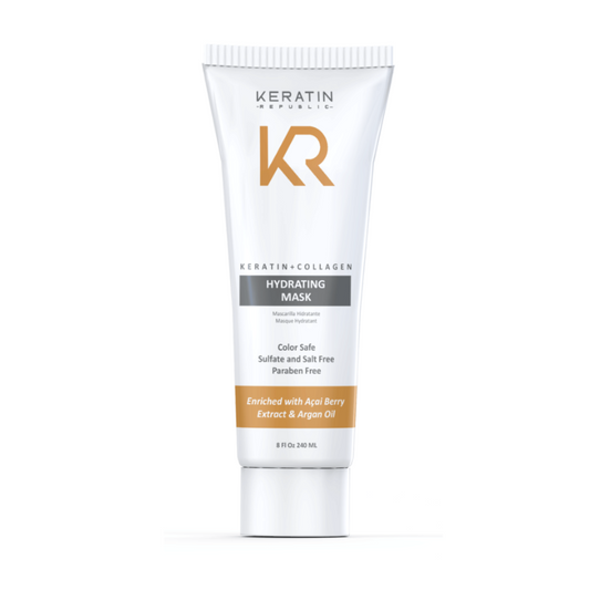 keratin republic hydrating mask 8 oz hair repair