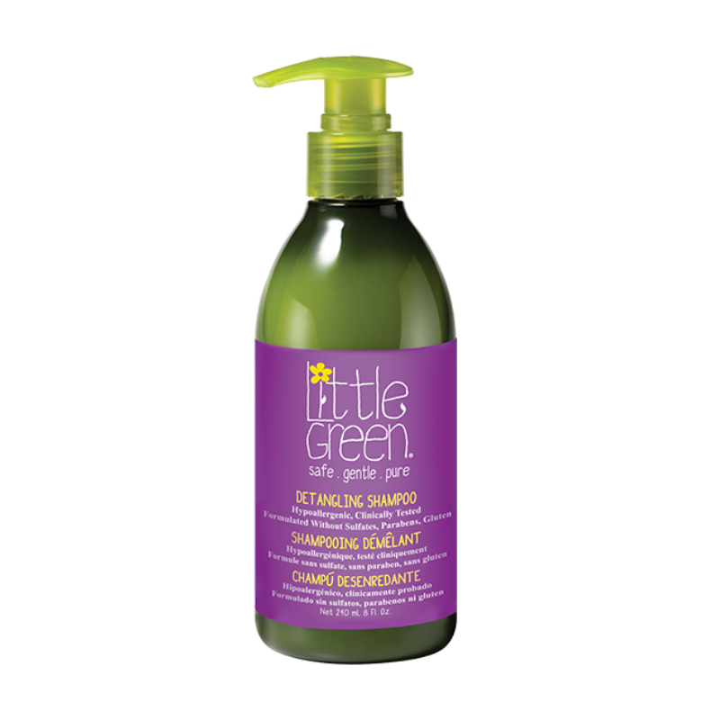 little green kids detangling shampoo 8oz bottle