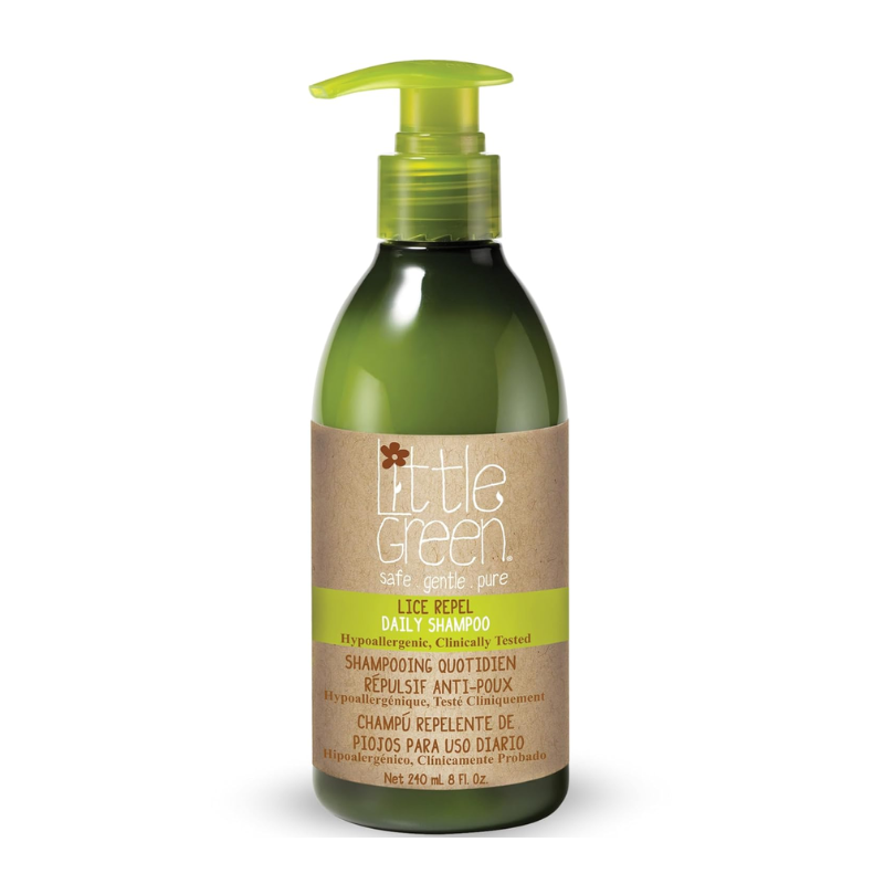 little green lice guard shampoo 8 oz bottle